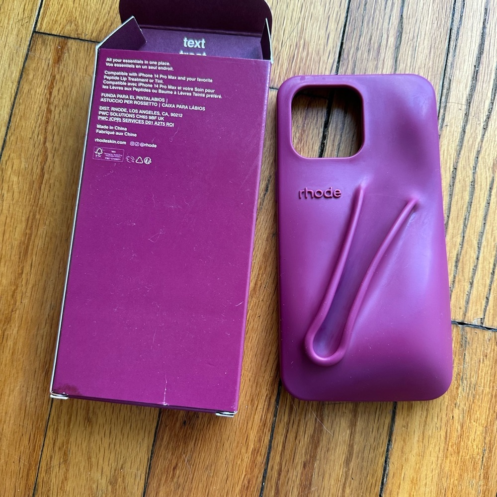 RHODE purple  Phone Case for iPhone 14 Pro Max